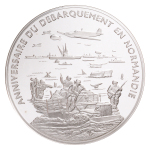 2009, commemorative coins 65ème Anniversaire de Débarquement en Normandie.