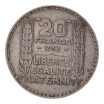 Silver coins, mostly France incl. 1867 20c and 1f.