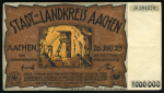 Extensive collection of German Notgeld currency, 1917-1924
