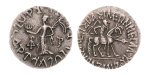 Indo-Scythians, Azilises, c. 85-45 BC, two AR tetradrachms