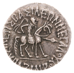 Indo-Scythians, Azilises, c. 85-45 BC, two AR tetradrachms