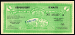 Haiti, 1962, Certificat de Liberation Economique, 1, 5, 25 gourdes. 160 banknotes.