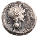 Roman Republic, M. Cipius, 114-115 BC, denarius 3.85 g.