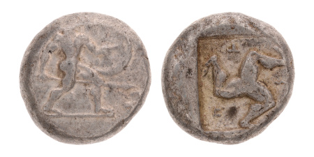 Ancient Greece, group of 5 silver coins: Thrace, Thasos,