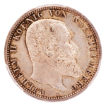 Württemberg 1896, Wilhelm II 1891-1918, AR 2 Mark