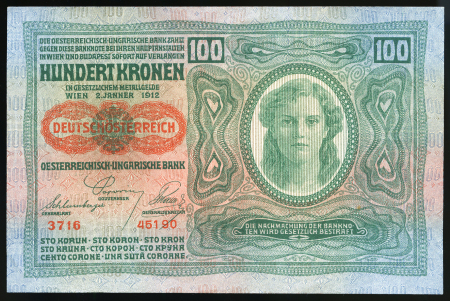 Germany, Austria, Hungary, 1910-1945 collection in album of more than 170 Banknotes