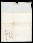 GIRGENTI: 1859 (29.5) Folded letter sheet sent within Girgenti, franked 1/2 Gr. orange, showing oval GIRGENTI in black alongside, very fine and rare.  Expertise: Signed "AD" Alberto Diena, cert. Giacomo Bottacchi, AIEP (