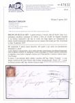 GIRGENTI: 1859 (29.5) Folded letter sheet sent within Girgenti, franked 1/2 Gr. orange, showing oval GIRGENTI in black alongside, very fine and rare.  Expertise: Signed "AD" Alberto Diena, cert. Giacomo Bottacchi, AIEP (