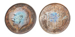 Great Britain, 1911 George III British silver Coronation proof set.