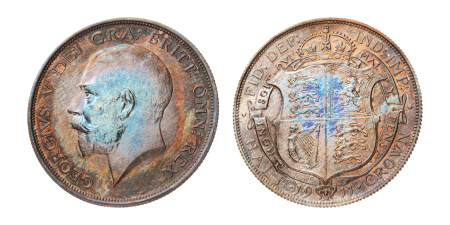 Great Britain, 1911 George III British silver Coronation proof set.