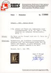 1843, Zürich 6, Type I, mit blassen senkrechten Unterdrucklinien