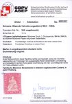 1854, 15 Rp. rot, 3. Münchner Druckperiode