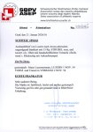 1854, 15 Rp. rot, 1. Münchner Druckperiode, auf Brief nach Arona (Sardinien)