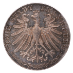 German States, Frankfurt. Free City, "Religious Peace" 2 Gulden.