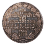 German States, Frankfurt. Free City, "Religious Peace" 2 Gulden.
