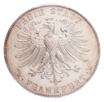 German States, Frankfurt. 1 Gulden 1861 (29 mm). Frankfurt mint.