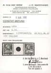 1938, Zwischensteg Tellbrust 30 Rp. karminrot