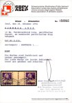 1933, Zwischensteg Tellbrust 10 Rp. dunkelviolett