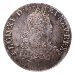1723, King Louis XV (1715-1774), AR Ecu, 1720-1724