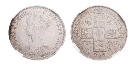 Great Britain 1 Florin 1879 "Gothic Type"