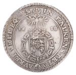 1618, Trautson Paul Sixtus von Falkenstein, AR double Taler, 56.97 g. Extremely rare.