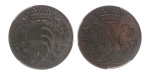 1741, Kingdom of Bohemia, Counts of Kinsky, CU 1/2 thaler. Highest graded.