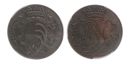 1741, Kingdom of Bohemia, Counts of Kinsky, CU 1/2 thaler. Highest graded.