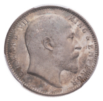 1910, Edward VII , 1901-1910, rupee C, Calcutta. AR rupee. PCGS MS 65.