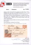 1872, 10 Rp. blau (2) und 30 Rp. rot, auf Brief nach Ägypten