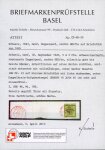 1845, rechte Hälfte der Doppelgenf auf Briefstück