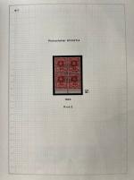 1922-2008, Ämtermarken sehr schöne gestempelte Viererblocksammlung