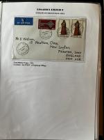 1912-1965 Limassol District Postal History. An extensive and well-organised study of the postal history of the Limassol District, housed in an album and comprising several hundred covers and pieces from the George V, Geo