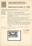 1938, Flugpost 75 auf 50 Rp. mit Aufdruck Pro Aero