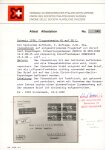 1938, Flugpost 40 auf 90 Rp. mit hellrotem Aufdruck