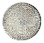 1847, Victoria, Proof “Gothic“ Crown, AR 23.3 g.